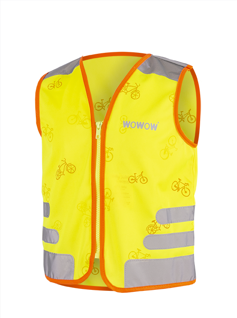 Wowow Jaune Fluo Gilet Rã©Flã©Chissant Enfant Nutty Man Neon Yellow