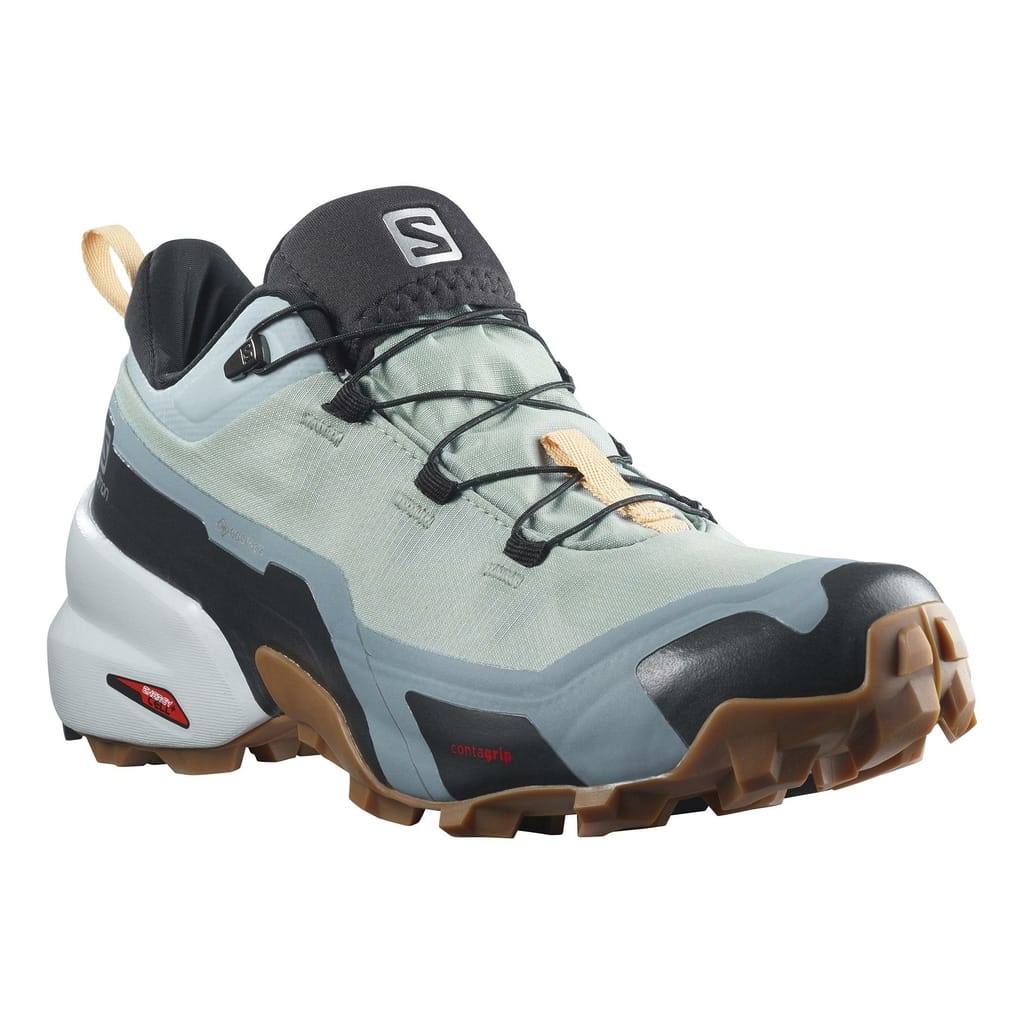Salomon cross hike gore-tex water green and black: women's model