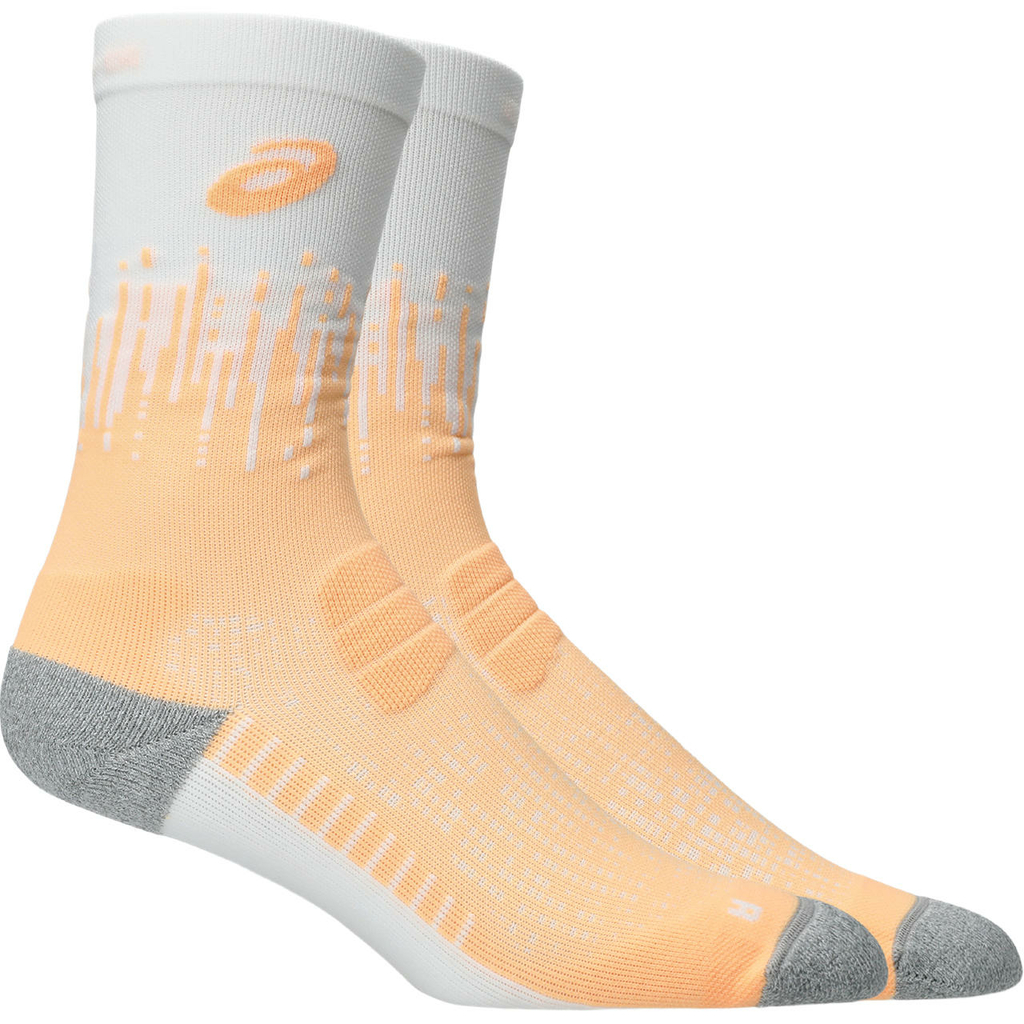 Asics Orange Performance Run Sock Crew