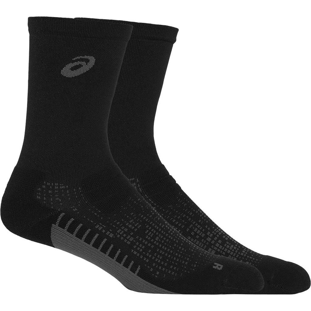 Asics Noir Performance Run Sock Crew Black