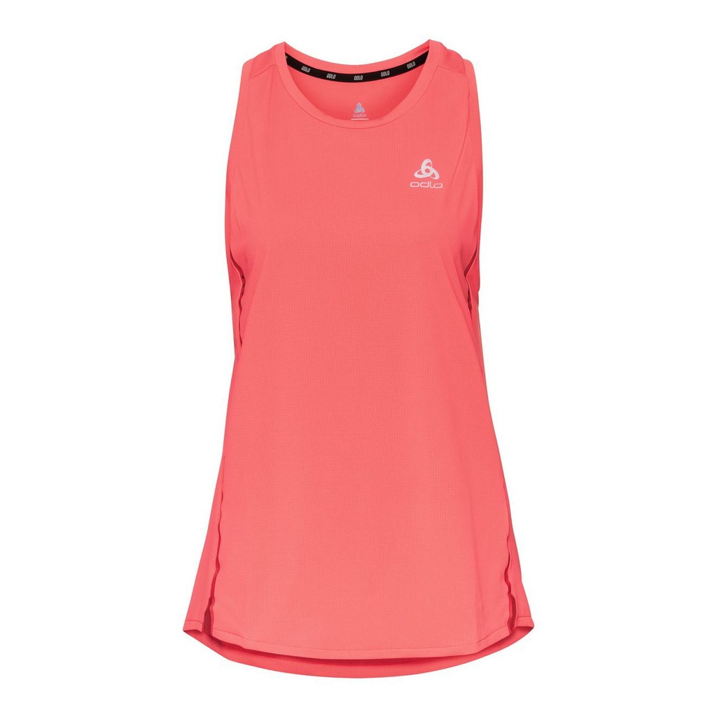 Odlo Women's Rose Zeroweight Chill-Tec Tank Pink