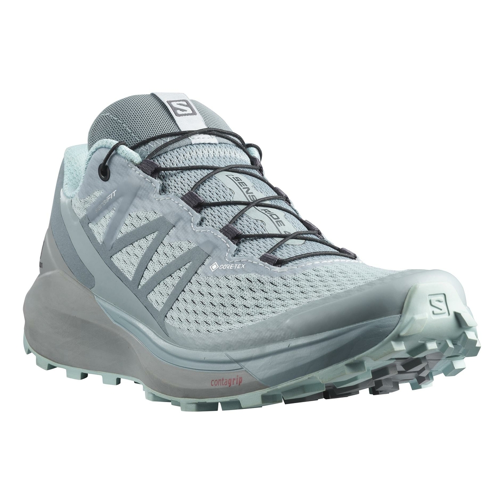 Salomon Sense Ride 4 Invisible Gore-tex Femme Bleu ciel