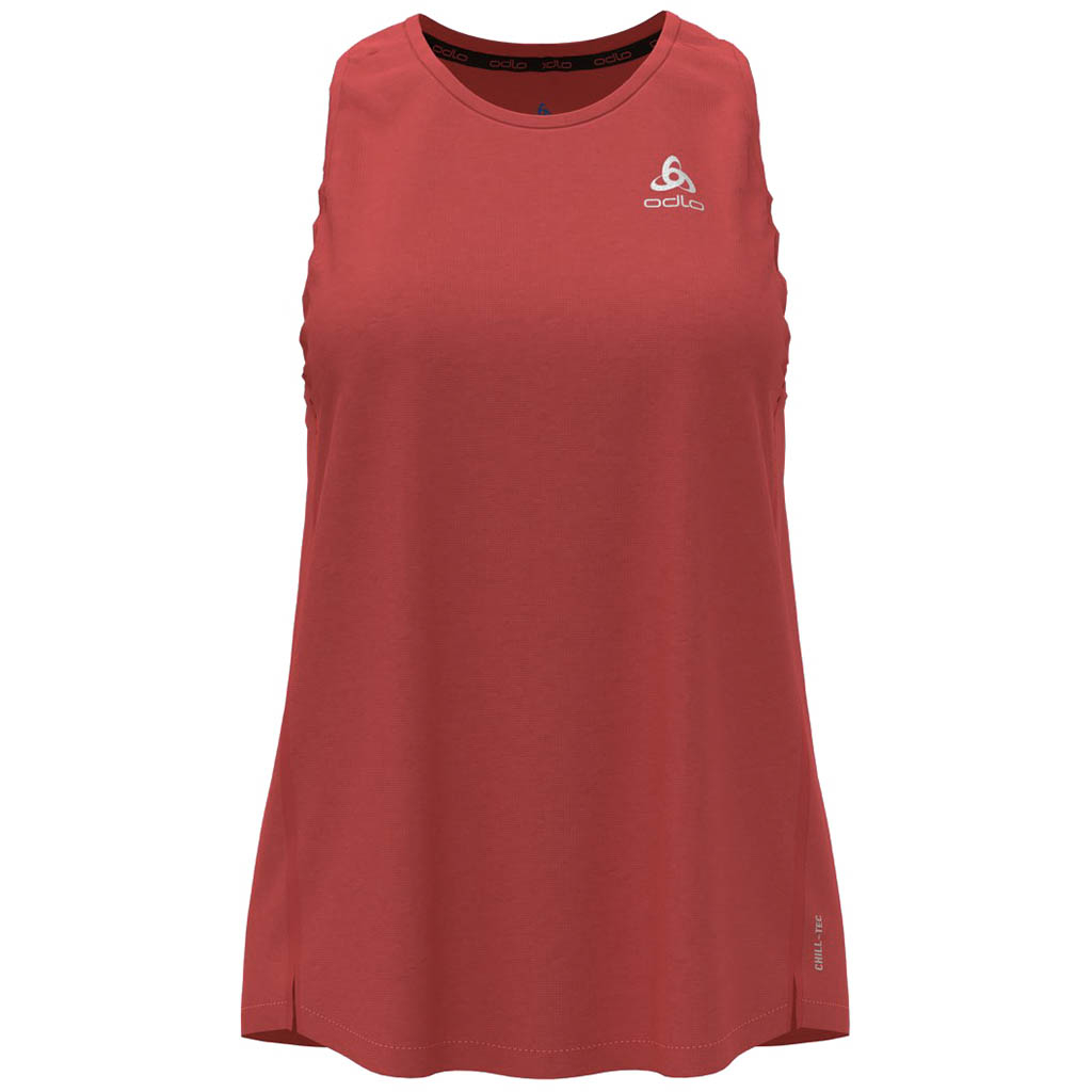 Odlo Women's Rouge Debardeur Zeroweight Chill-Tech Red