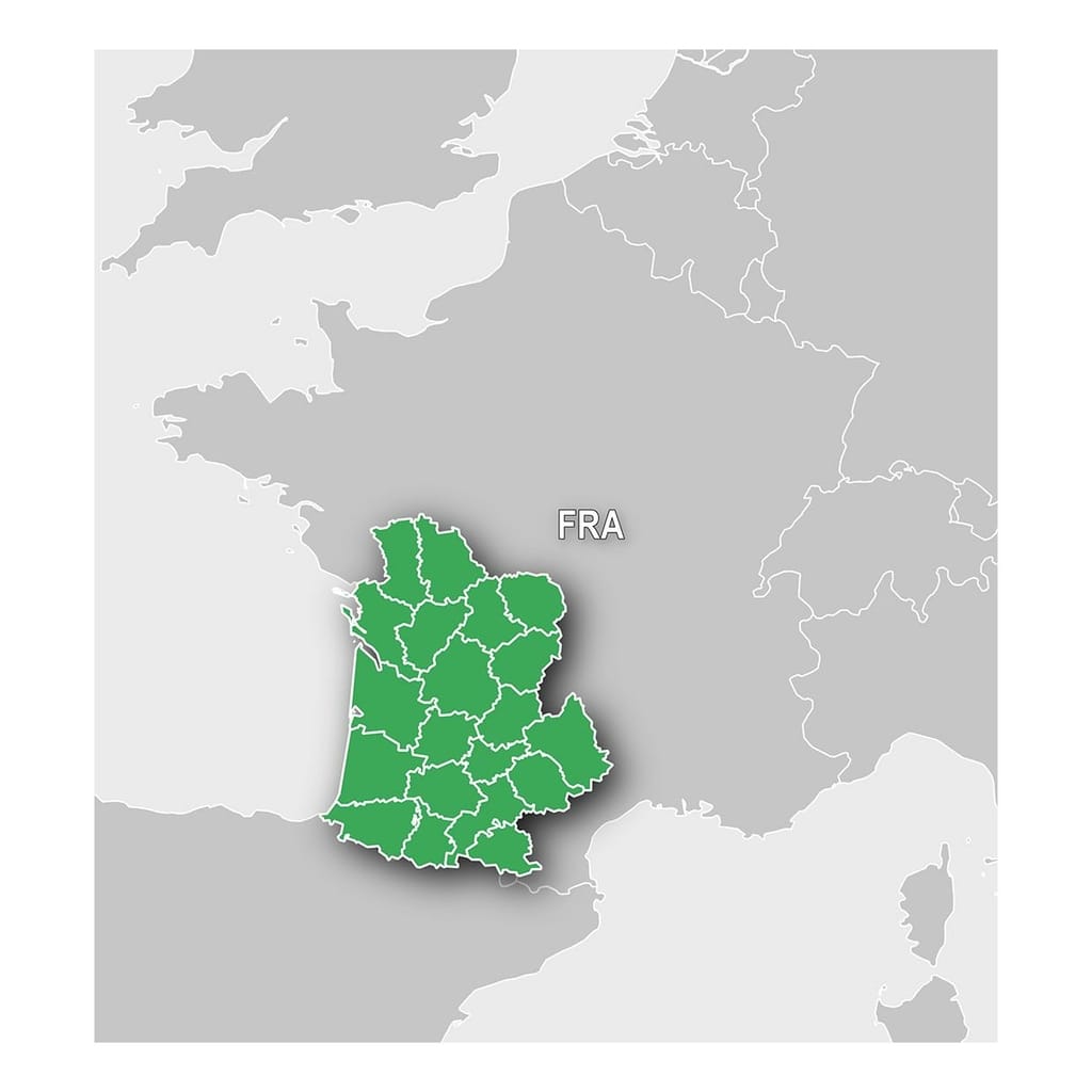 Garmin Vert Topo France Sud Ouest V6 Green