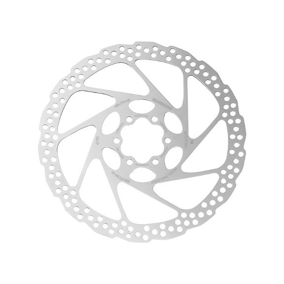 Shimano Argentã© Disque Frein 180Mm 6 Trous Sm-Rt56 Silver