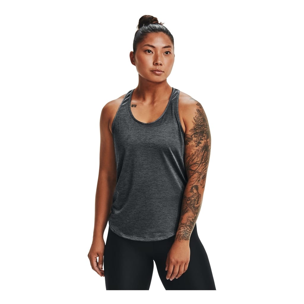 Under Armour Women's Gris Tech Vent Tank Gray