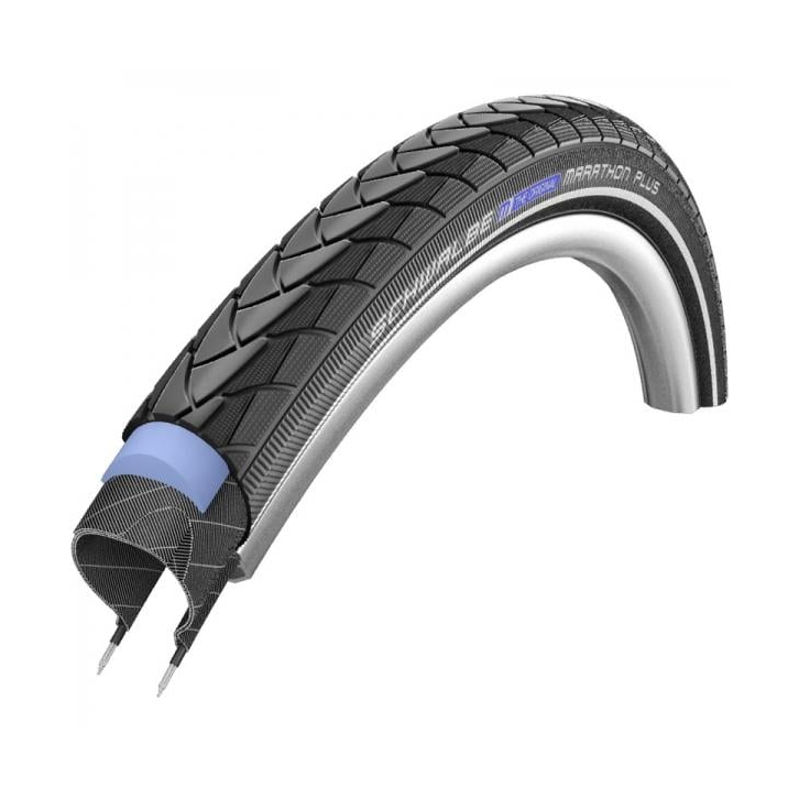 Schwalbe Unisex Schwarz City-Fahrradreifen Marathon Plus - Performance 28X1.25" 32-622, Größe 1 In - Image 8