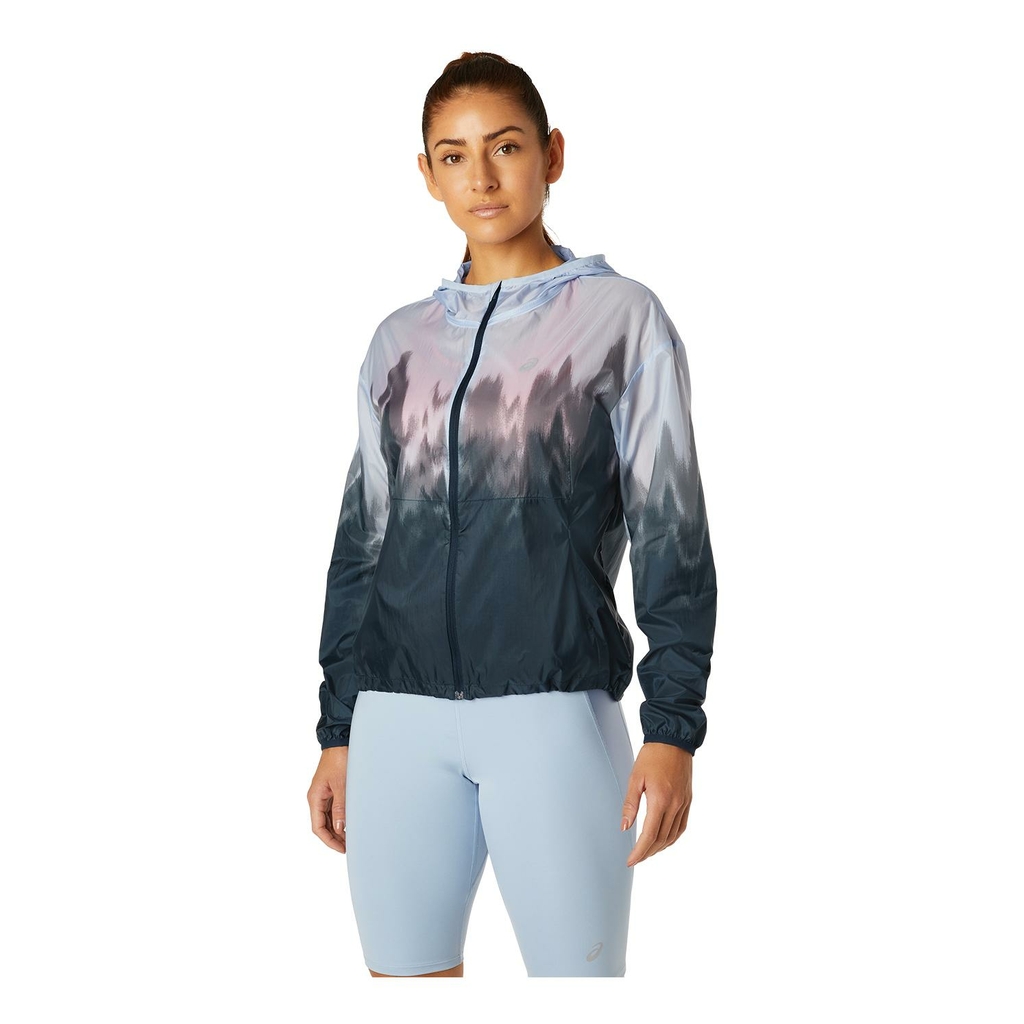 Asics Women's Bleu Ciel Kasane Jacket Gpx Lite Sky Blue