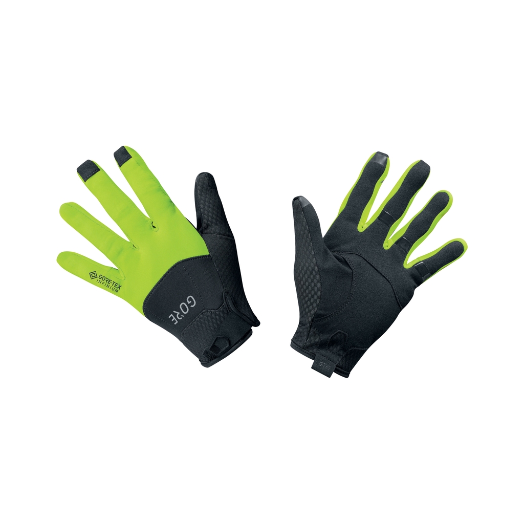 Gore Wear Noir C5 Gore-Tex Infinium Gants Black/Neon Yellow Black