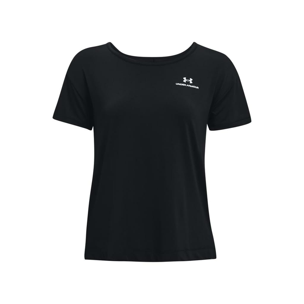 Under Armour Women's Noir Rush Energy Core Short Sleeve Black