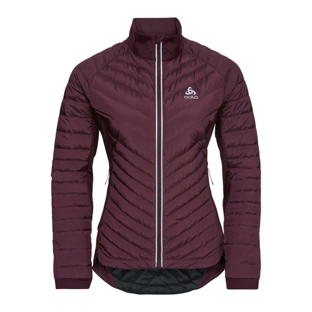 Odlo jacket insulated cocoon n-thermic light burgundy