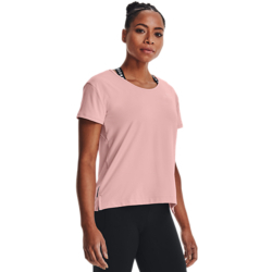 Under Armour Women's Rose Rush Energy Core Short Sleeve Pink