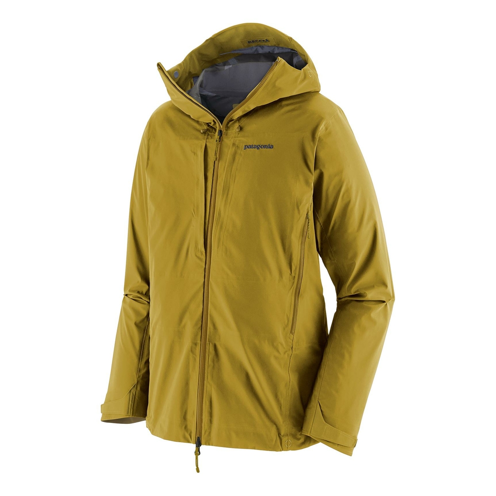 Patagonia dual aspect jacket mustard yellow men s model jacket
