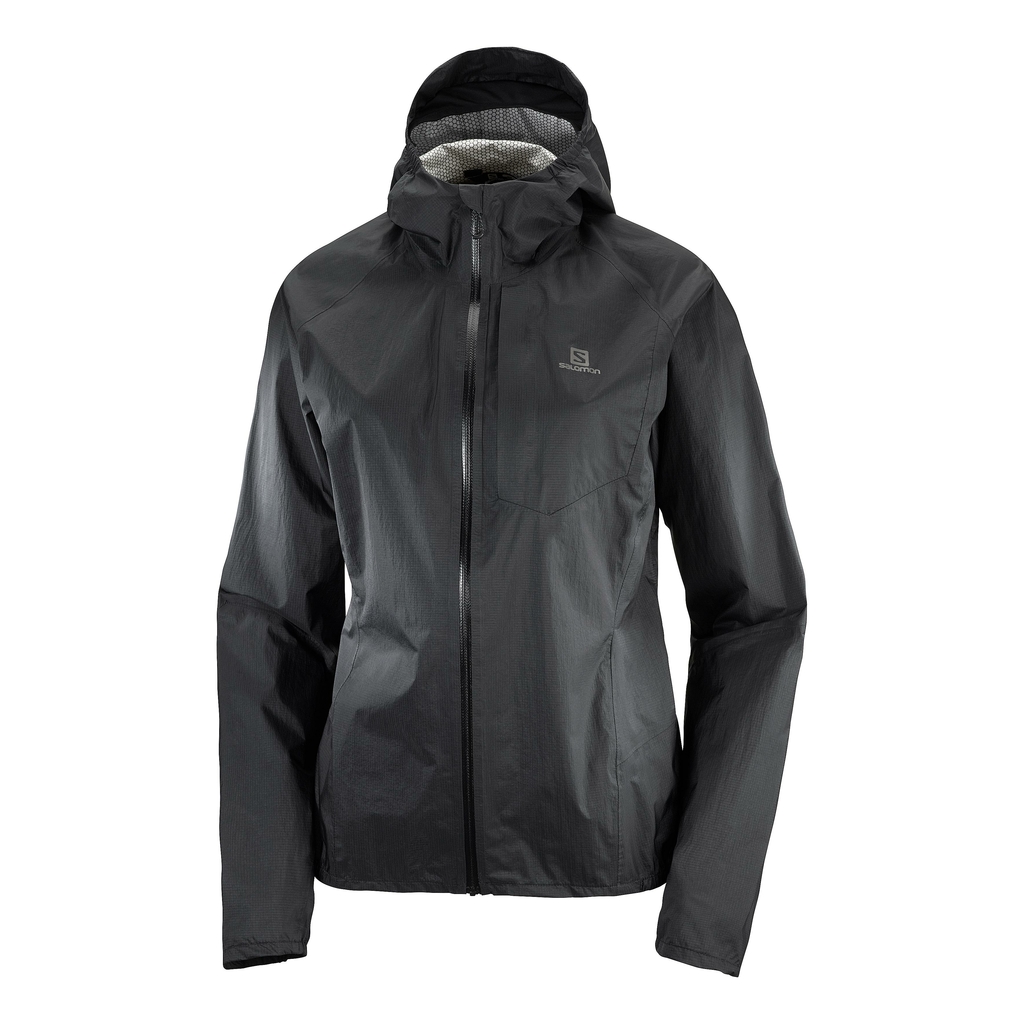 Salomon bonatti wp jacket black: women's model jacket