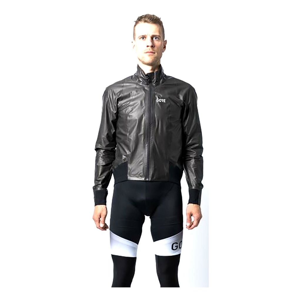 Gore wear race shakedry jacket mens black black: men's model jacket