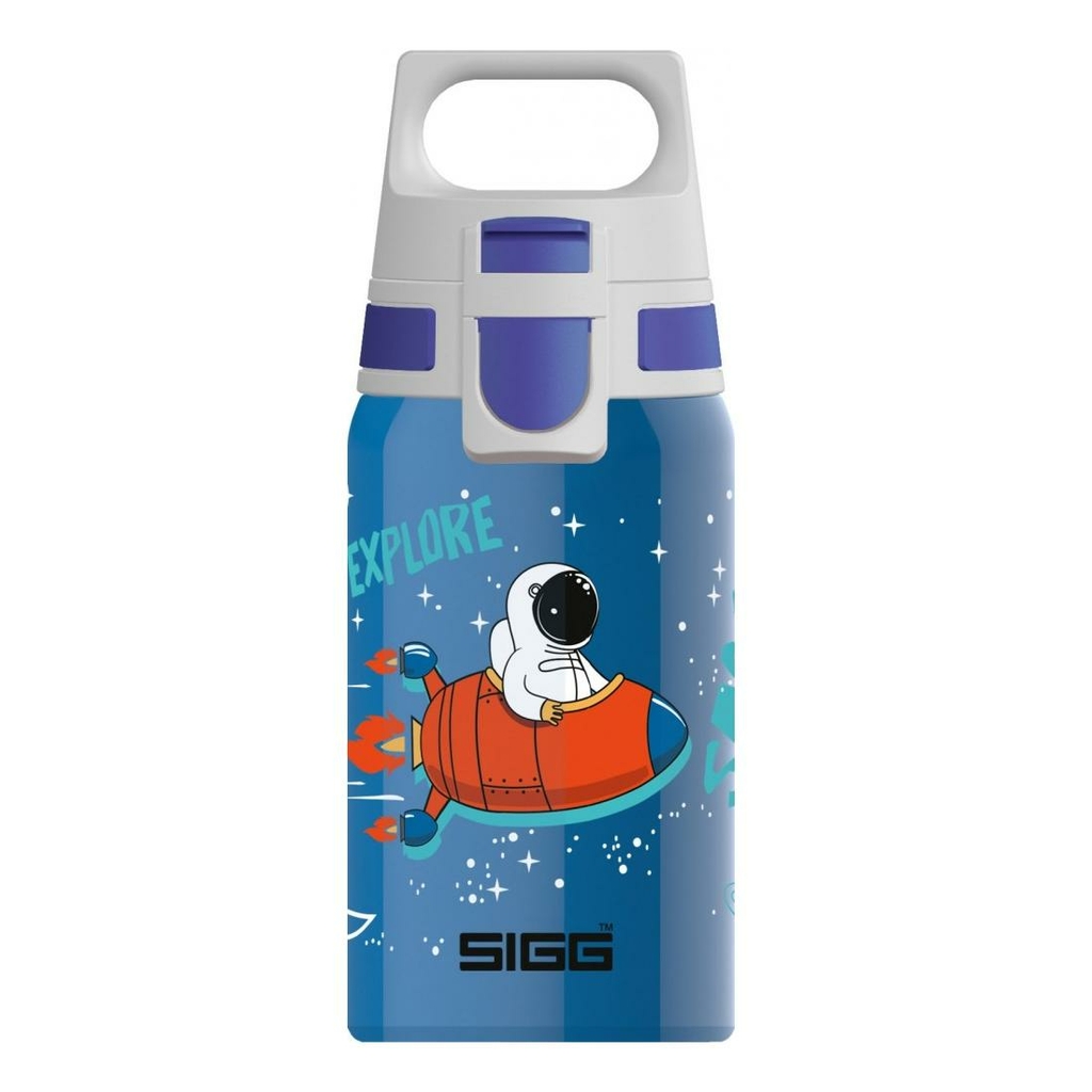 SIGG - Stainless Steel Kids Water Bottle - Shield One - Suitable For Carbonated Beverages - Leakproof - Lightweight - BPA Free - 0.5L - Image 2