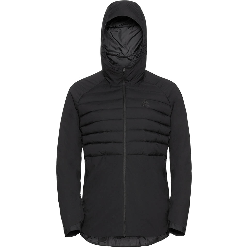 Odlo Women's Noir Jacket Insulated Ascent S-Thermic Hooded Black