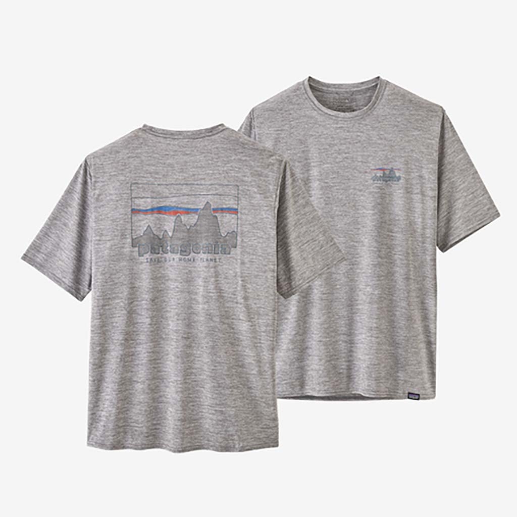 Patagonia Gris Cap Cool Daily Graphic Shirt Man Gray