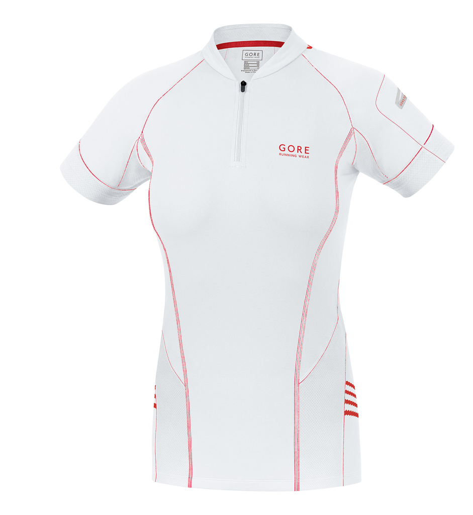 Gore Women's Blanc Maillot Magnitude 2.0 Zip White