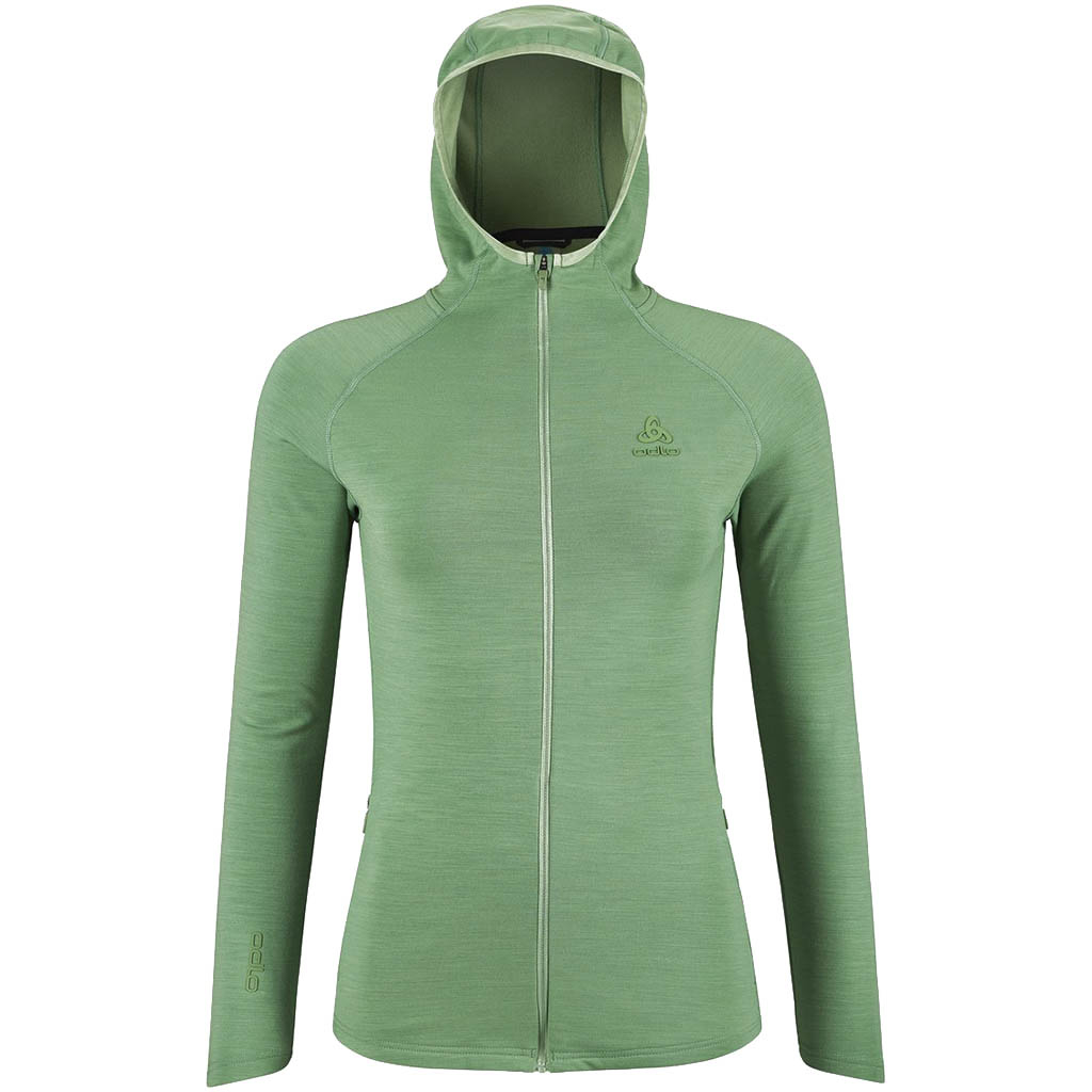Odlo Women's Pull Ã Capuche Avec Fermeture Ascent Mer