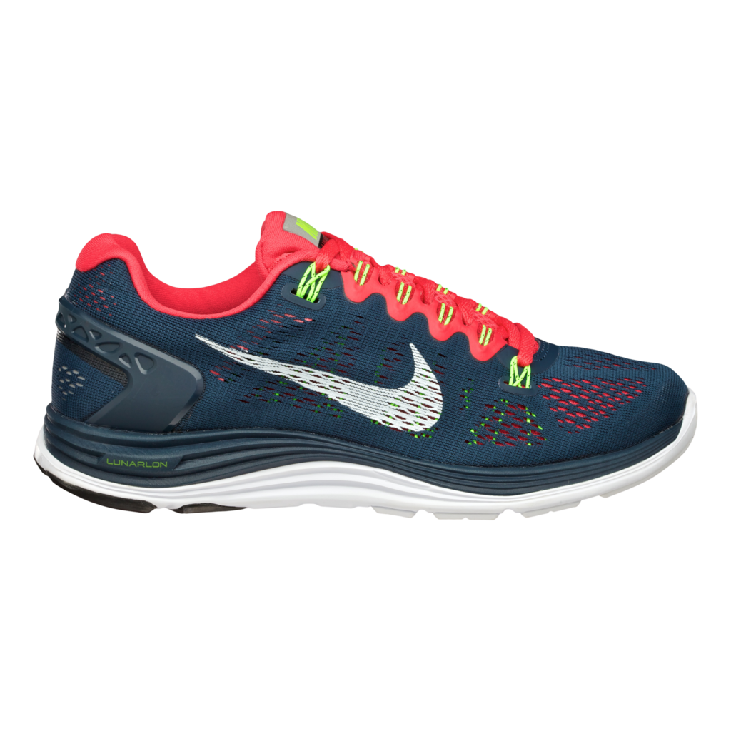 Nike Lunarglide 5 Gris. Rouge Lepape