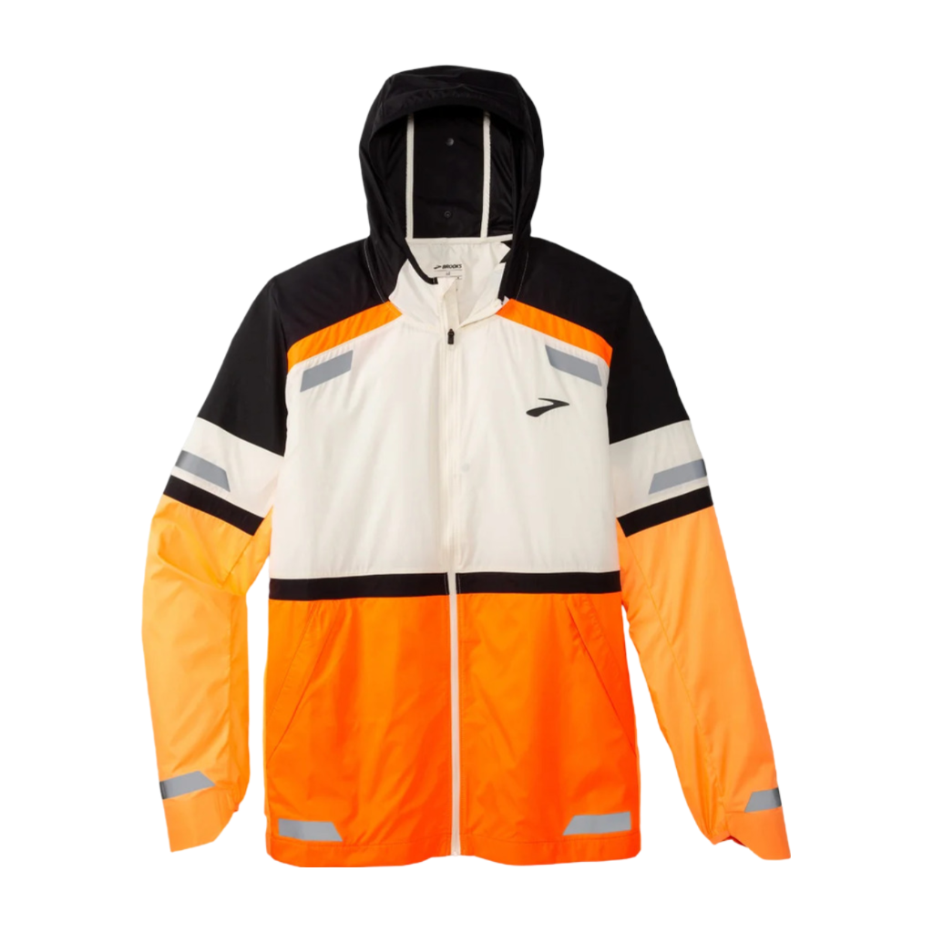 Brooks Running Orange Run Visible Jacket 2.0 Man