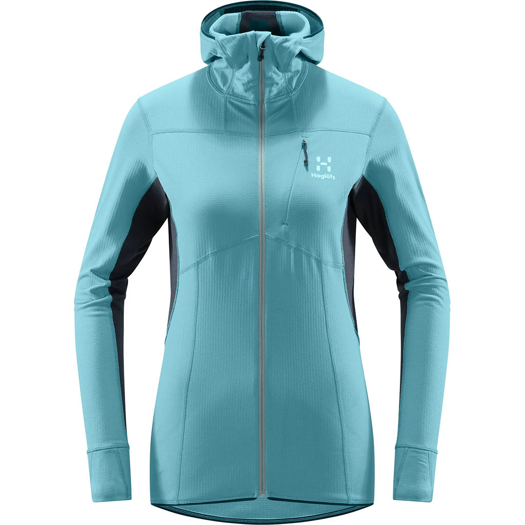 Haglofs Women's Bleu L.i.m Mid Comp Hood Blue