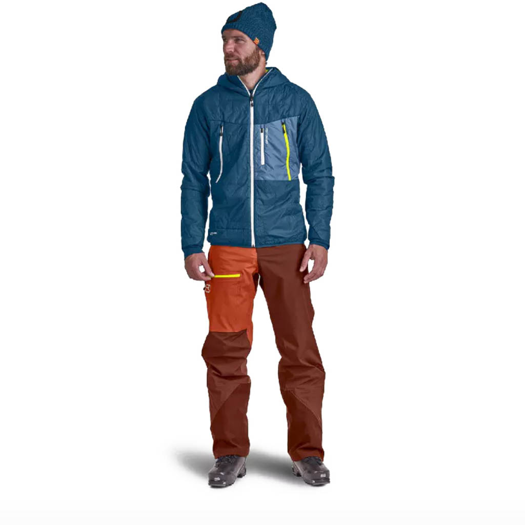 Ortovox Swisswool Piz Boè Jacket Petrol Blue Lepape