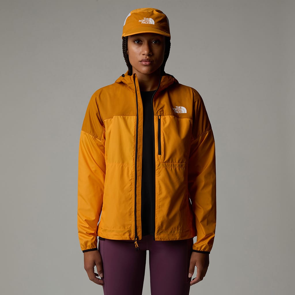 The North Face M Higher Run Wind Jkt Apricot Glaze/Iron Citr LEPAPE