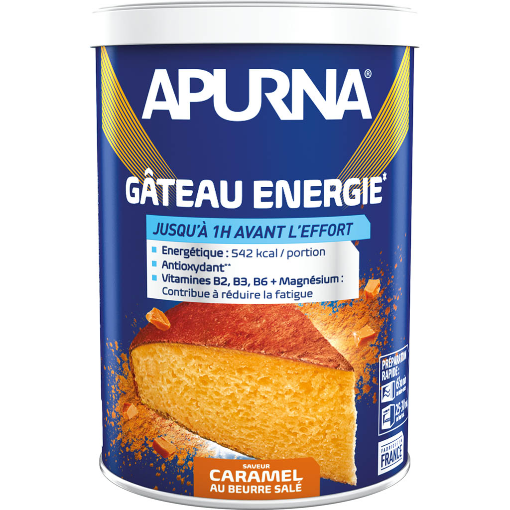 Apurna Bleu Gâteau Energie Caramel Beurré Salé - Pot 400 G Blu