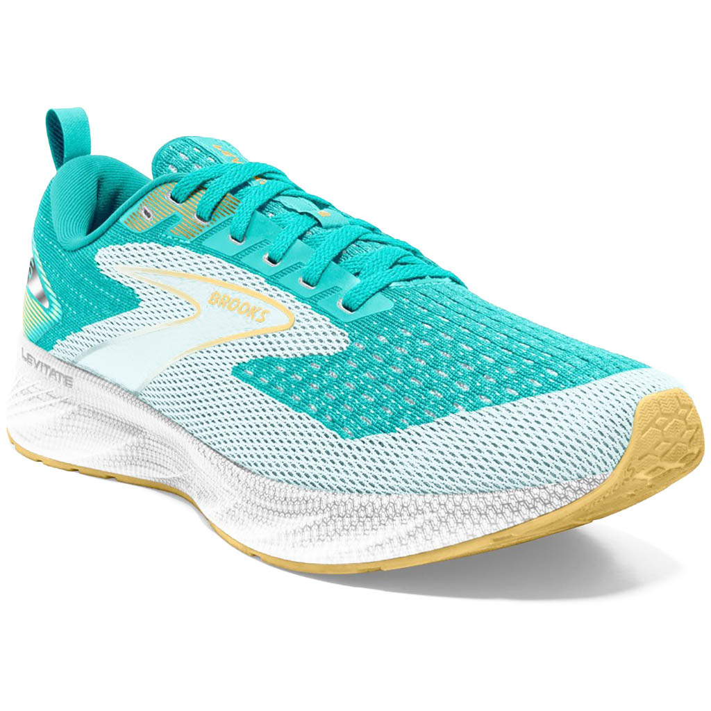 Brooks Levitate blue-green: women's running shoes