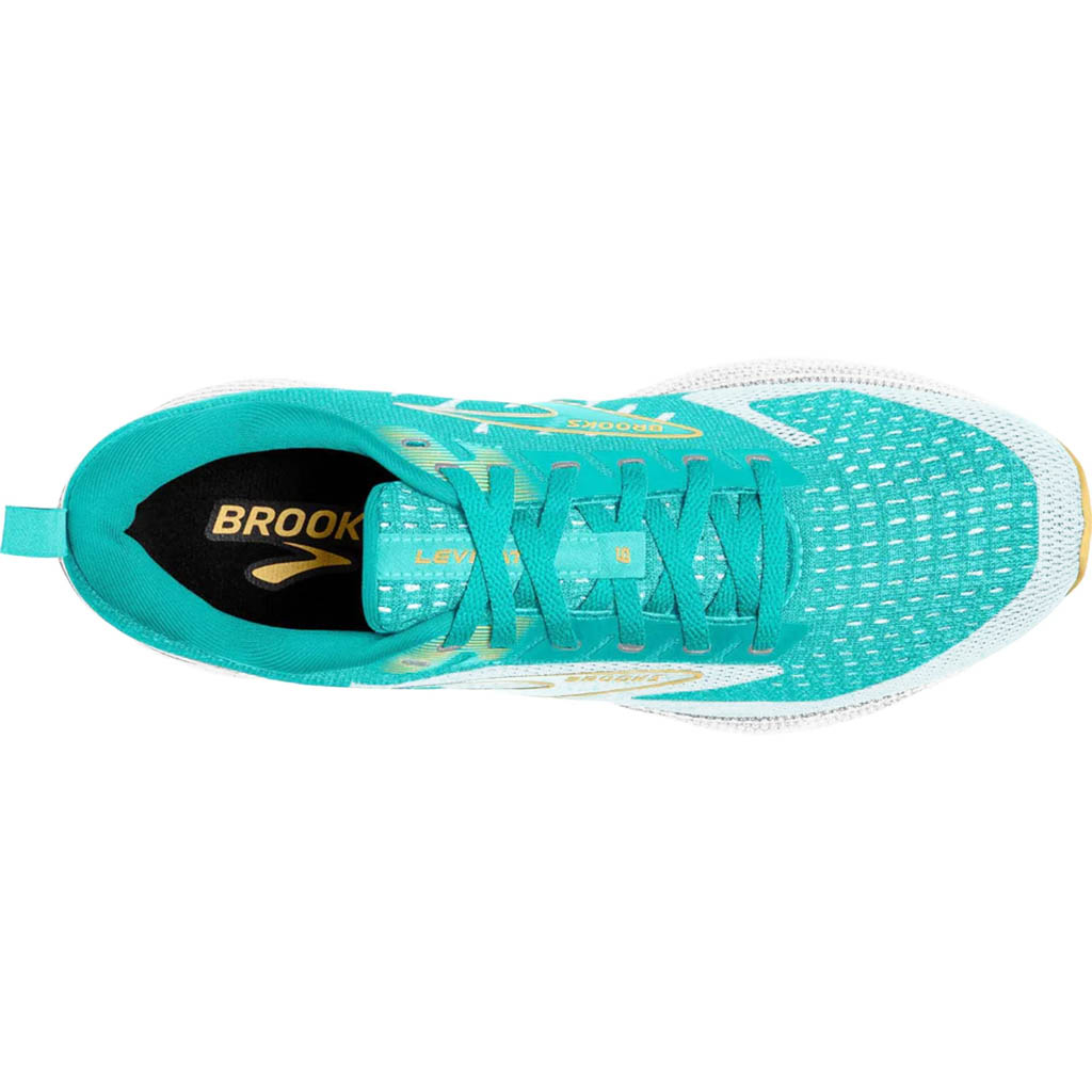 Brooks Levitate blue-green: women's running shoes