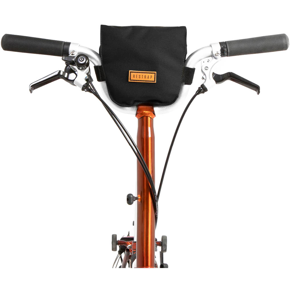 Restrap Noir Brompton M & H Bar Bag - Black Black