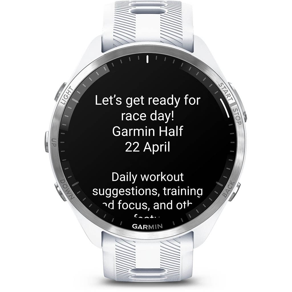 Garmin Forerunner 965 White Blanc