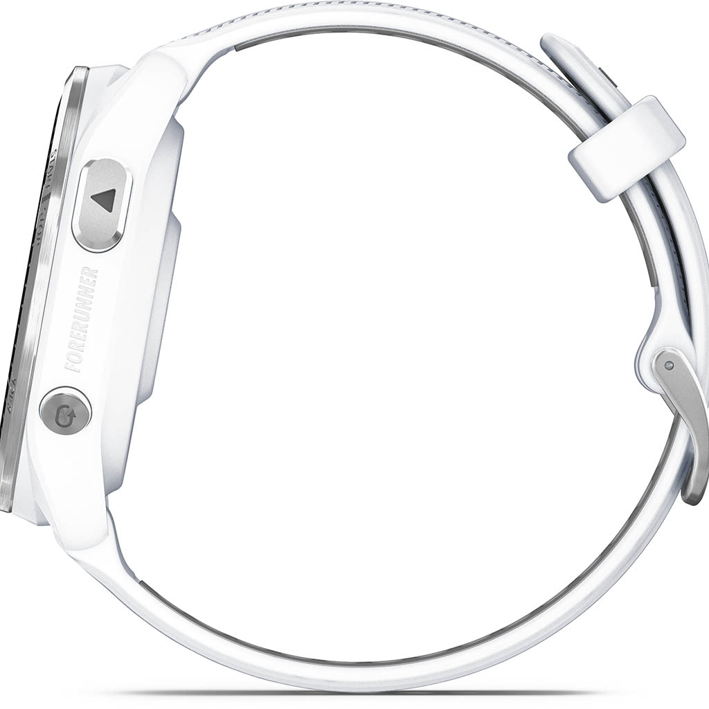 GARMIN 965 Forerunner blanche avec bracelet en silicone blanc/gris