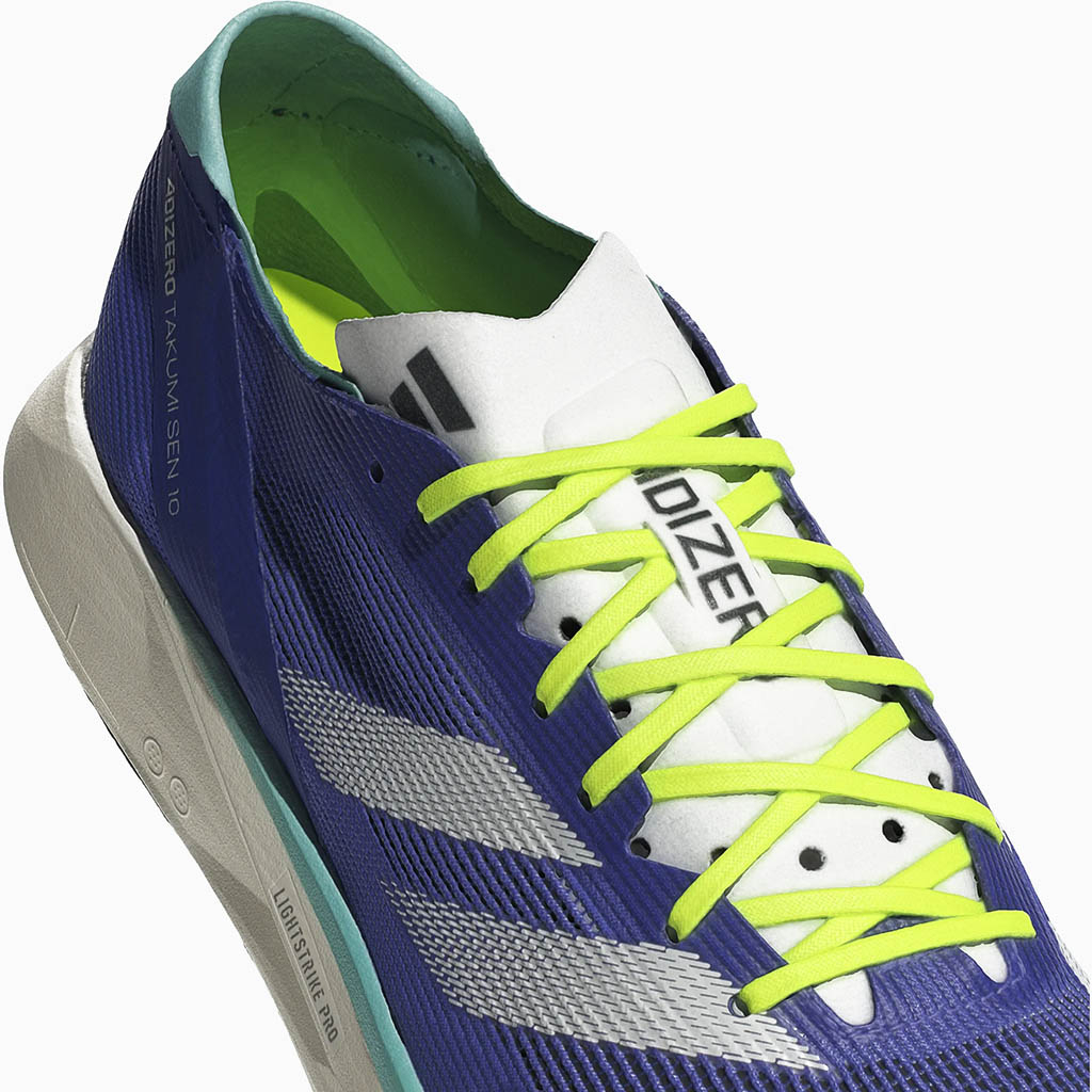 adizero Takumi Sen 10-Cobalt Blue/Zero Met./Lucid Lemon-Adidas