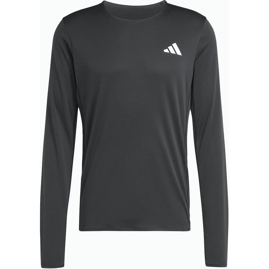 Adidas Uomo Nero Mens Maglia Da Running Adizero Long Sleeve Taglia M, JD Sports - Immagine 3
