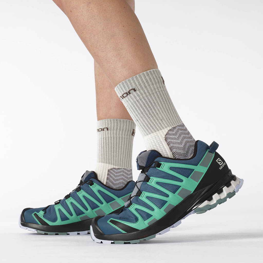Salomon XA Pro 3D V8 Gore Tex Legion Blue.Trooper.Mint Leaf Lepape