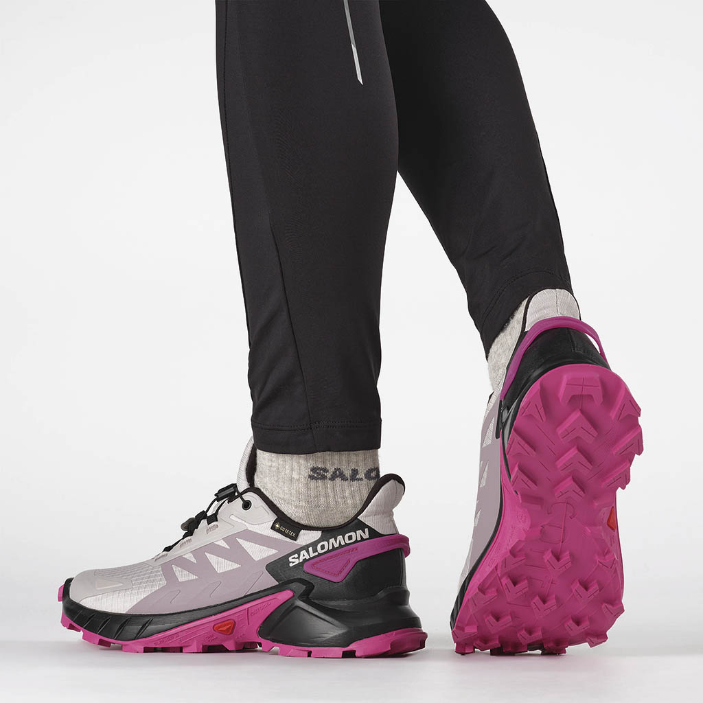 Salomon Supercross 4 Gore Tex Ashes Of Roses.Black.Very Berry Lepape
