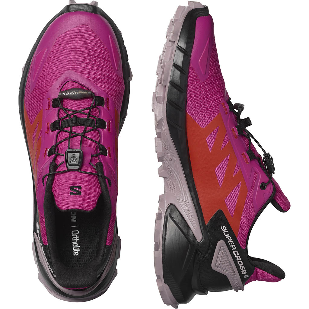 Salomon Supercross 4 Femme Rose