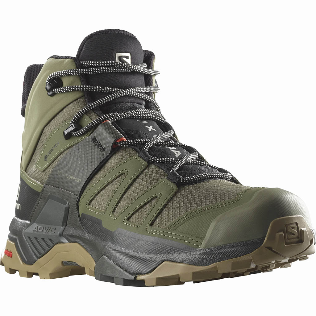 Salomon X Ultra 4 Mid Gore Tex Deep Lichen Green . Peat . Kelp