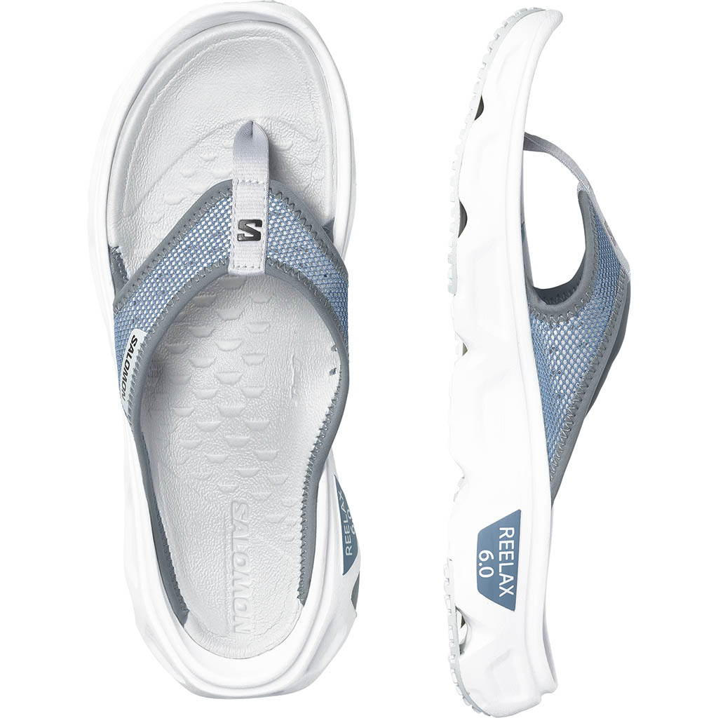 Salomon Reelax break6.0 (24cm) グレー Flip Flops Salomon REELAX BREAK 6.0 W - Top4Running.com