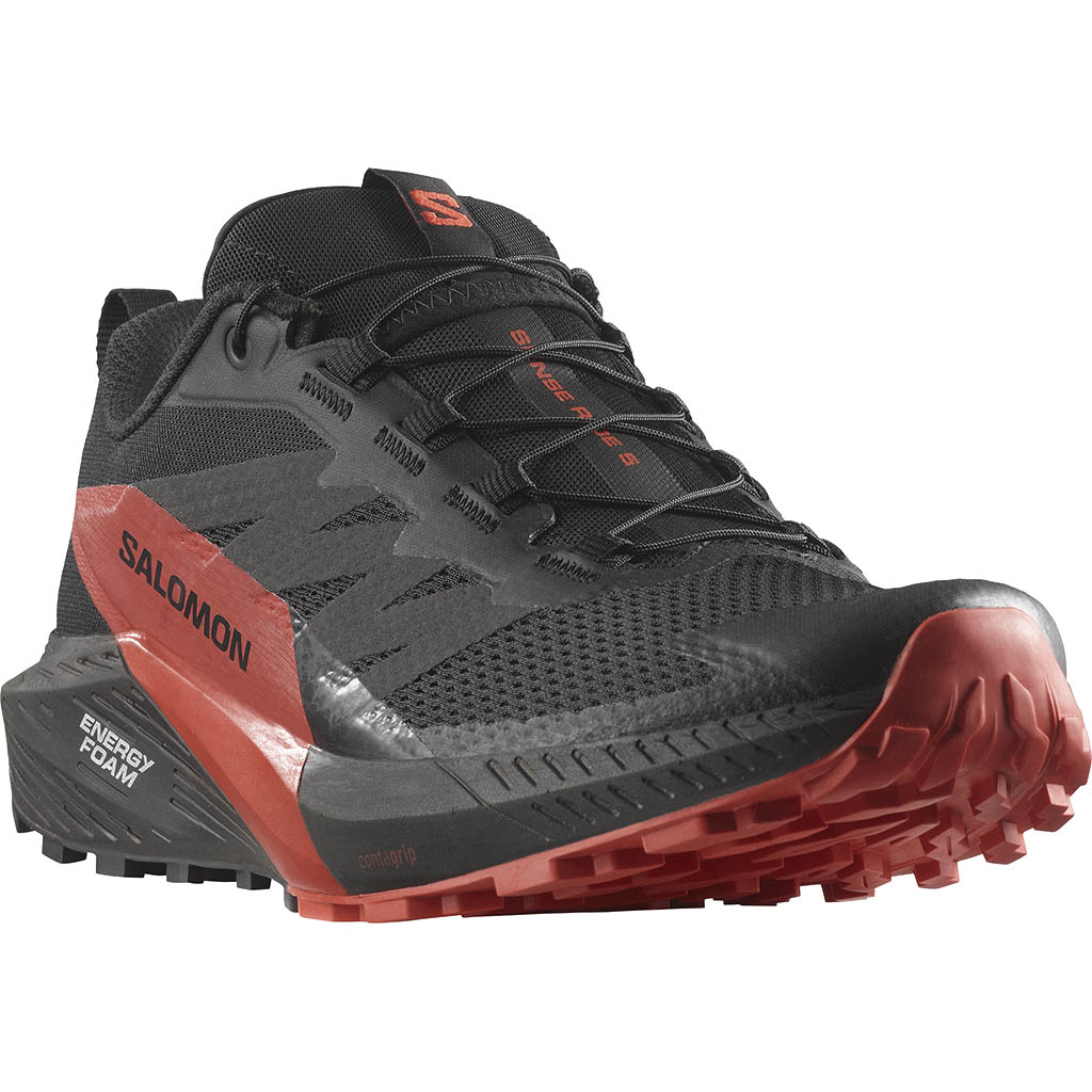 Salomon Sense Ride Black Fiery Red Black Lepape