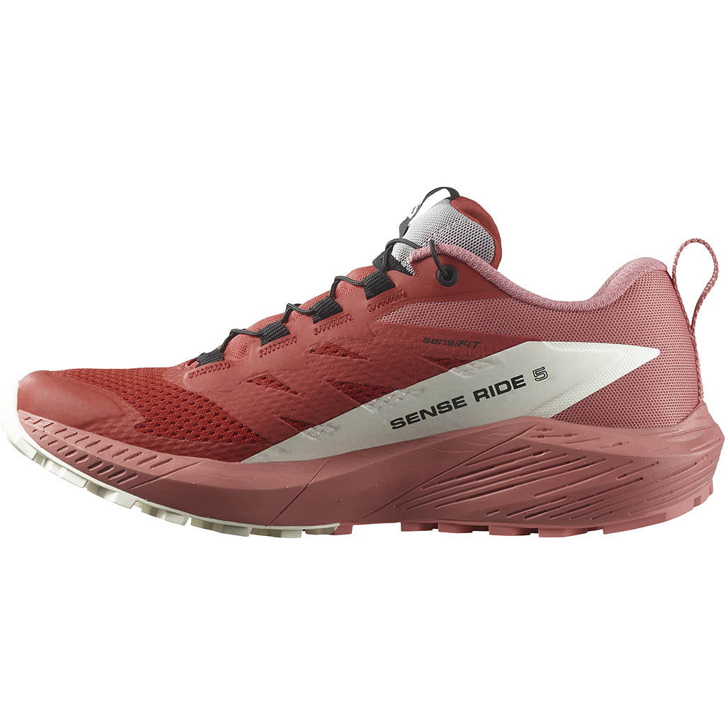 Salomon Sense Ride 5 Tea Rose.Fiery Red.Vanilla Ice Lepape