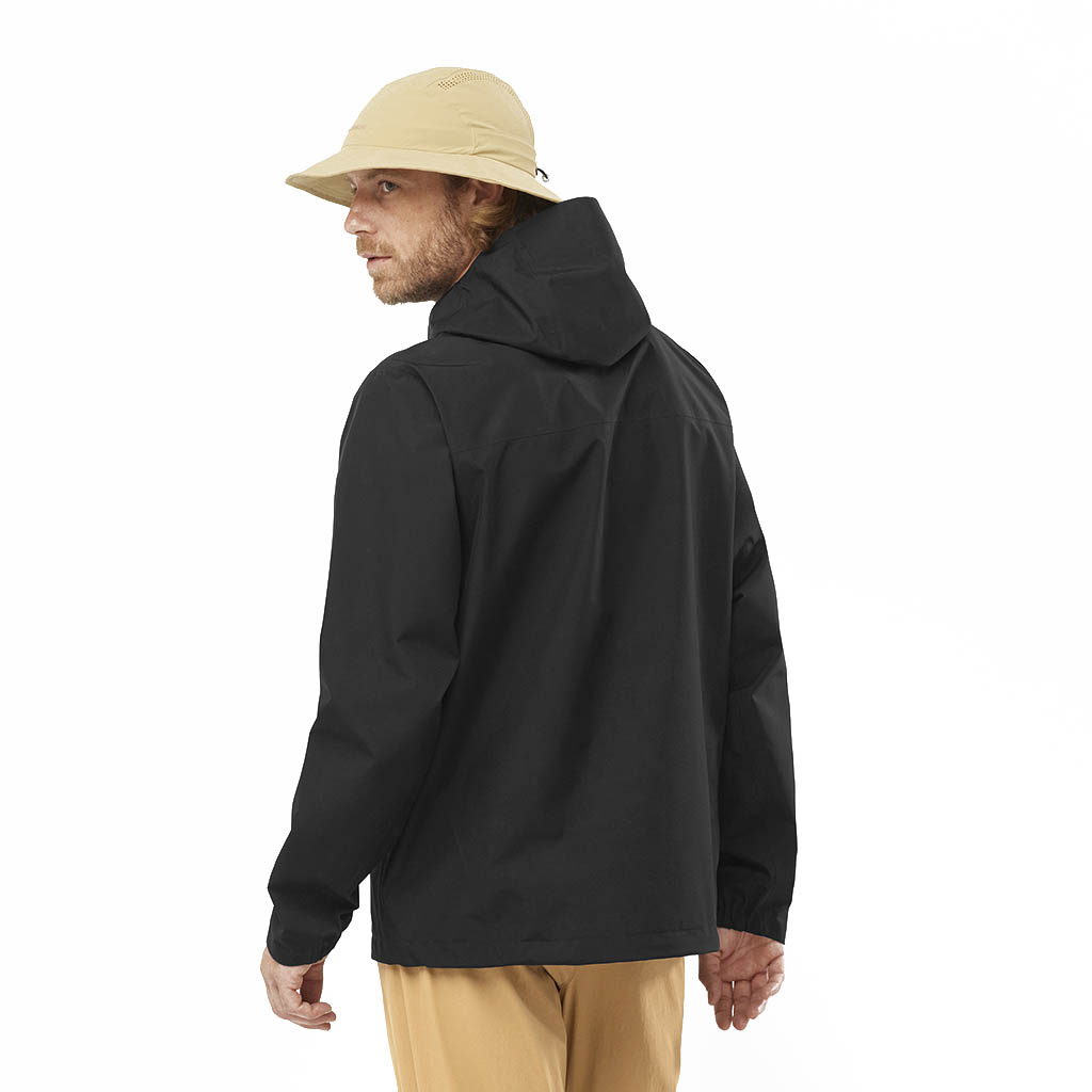 Salomon Outline Gore Tex 2.5L Jacket Deep Black Pope