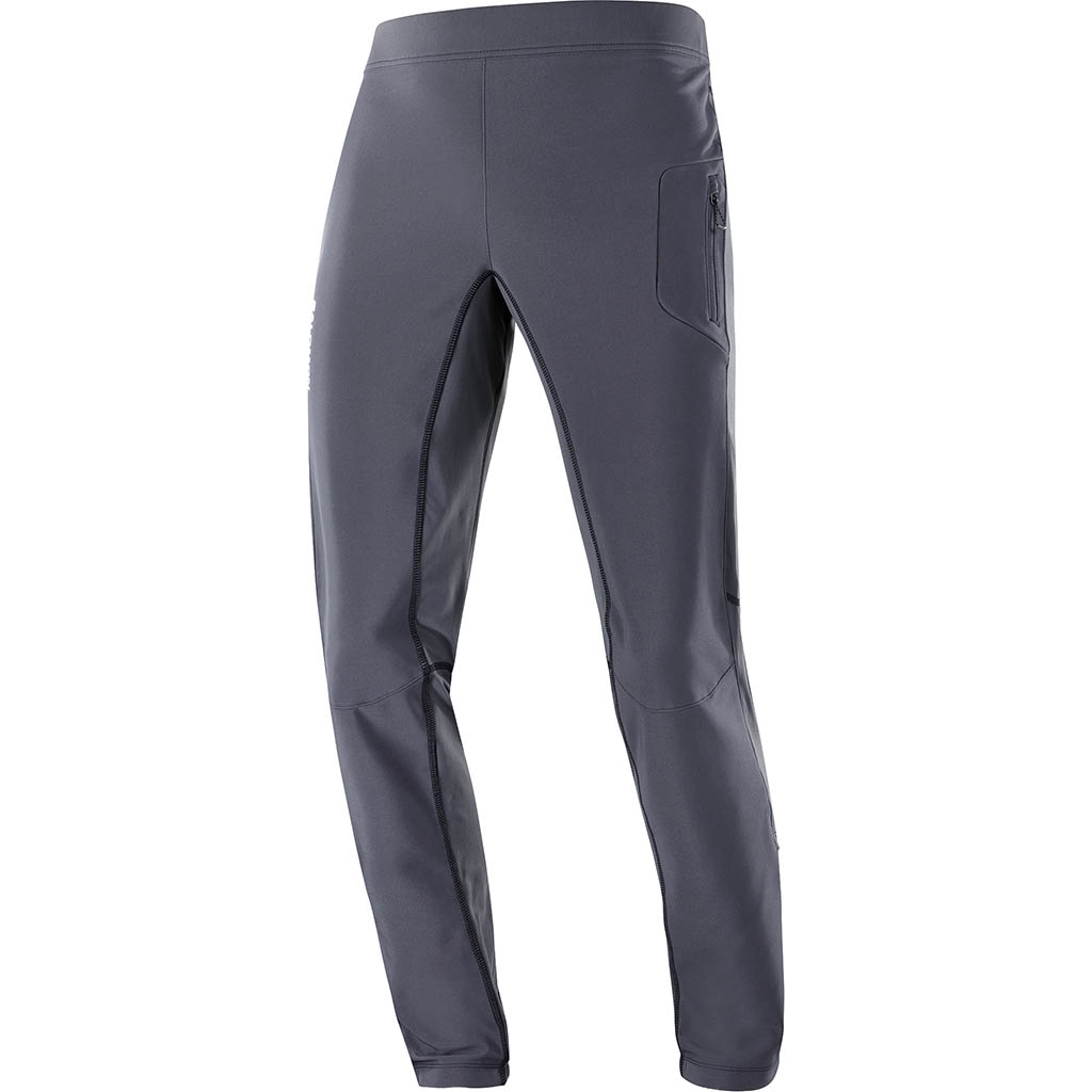 Salomon Gris Cross Warm Softshell Man Gray