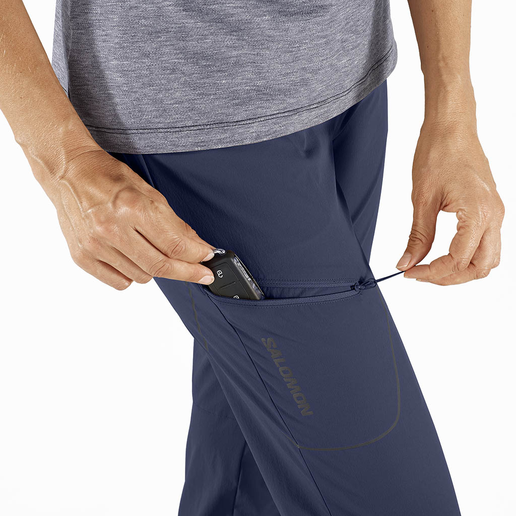 Salomon Wayfarer Pants Navy Iris Lepape