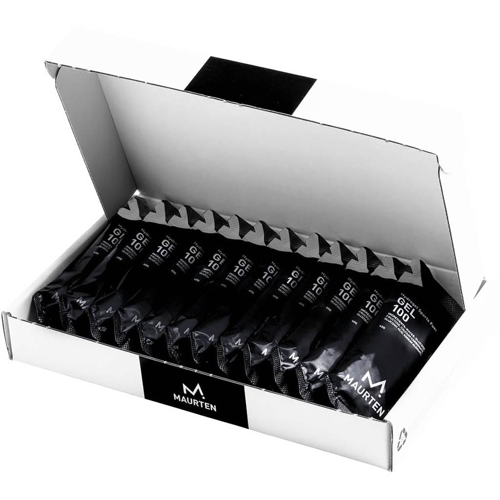Maurten Noir Gel 100 - Boã®Te De 12 Gels Black