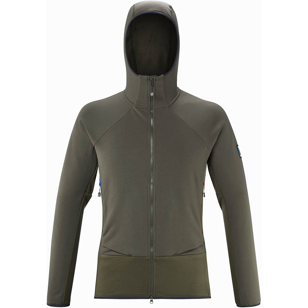 Millet Kaki T Icon Power Hood Man Khaki