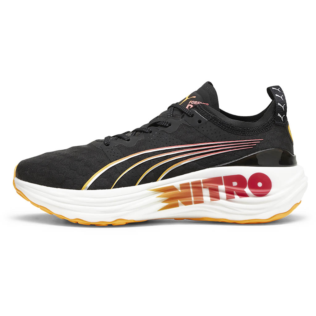 Puma Women's Noir Foreverrun Nitro Fg Black